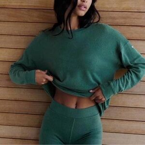 Alo Soho Pullover - Green/Teal